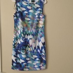JUST REDUCED Blue multi color dress